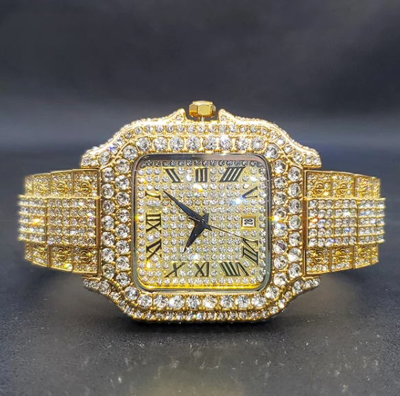 Gold Luxury Quartz Watch